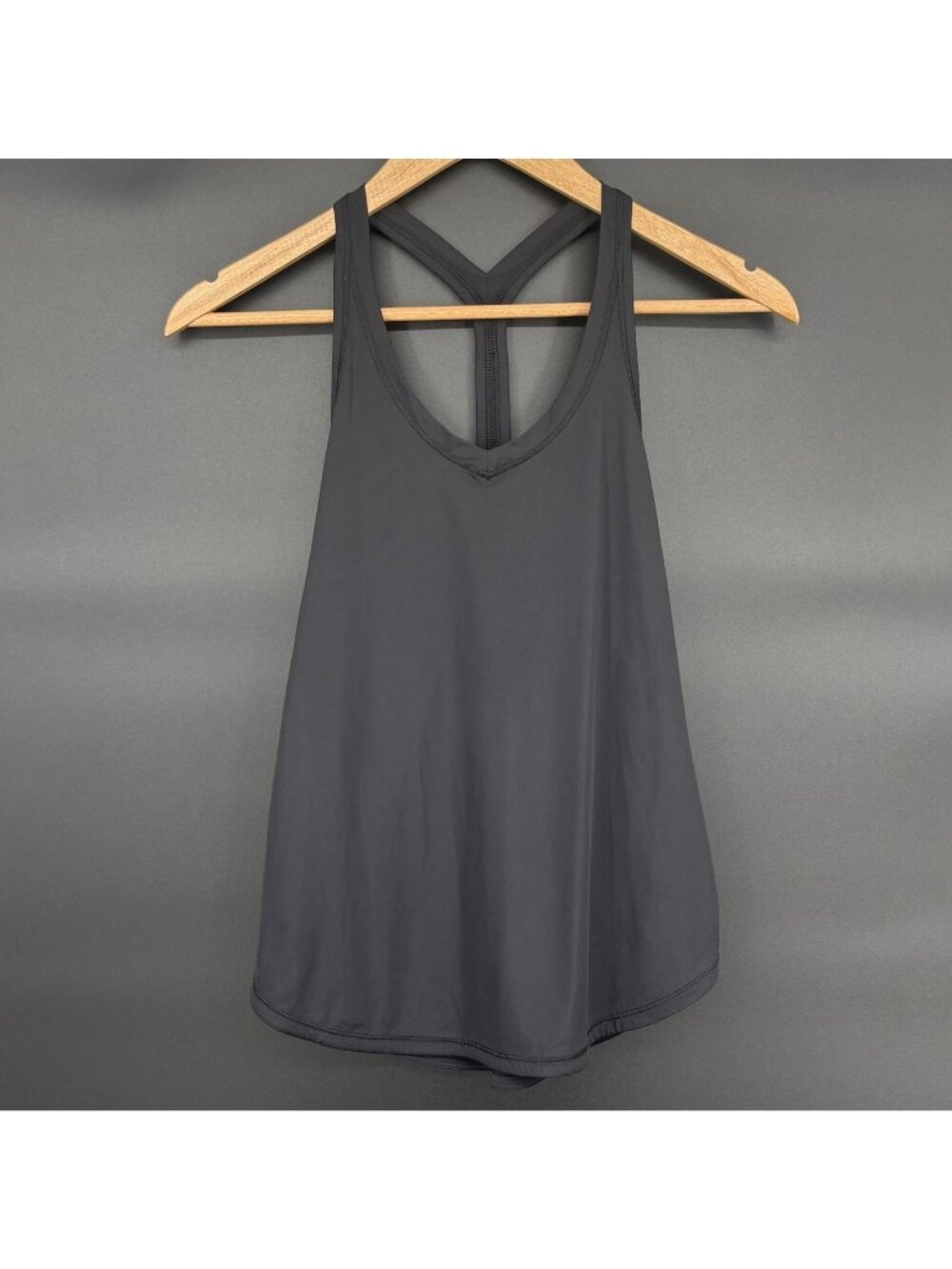 Lululemon Womens Fast Lane Singlet Racerback Running Tank Top S (2/4) Black